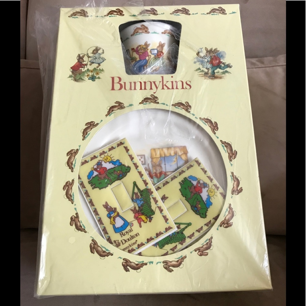 Vintage Royal Doulton Bunnykins 3 piece set